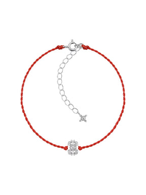 MUKTANK × SUN HUNTER Iris “Ruyi Bead” Red String Bracelet