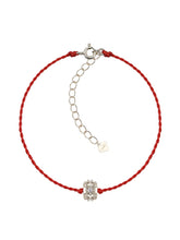 MUKTANK × SUN HUNTER Iris “Ruyi Bead” Red String Bracelet – 925 Sterling Silver