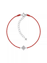 MUKTANK × SUN HUNTER Iris Single Flower Red String Bracelet