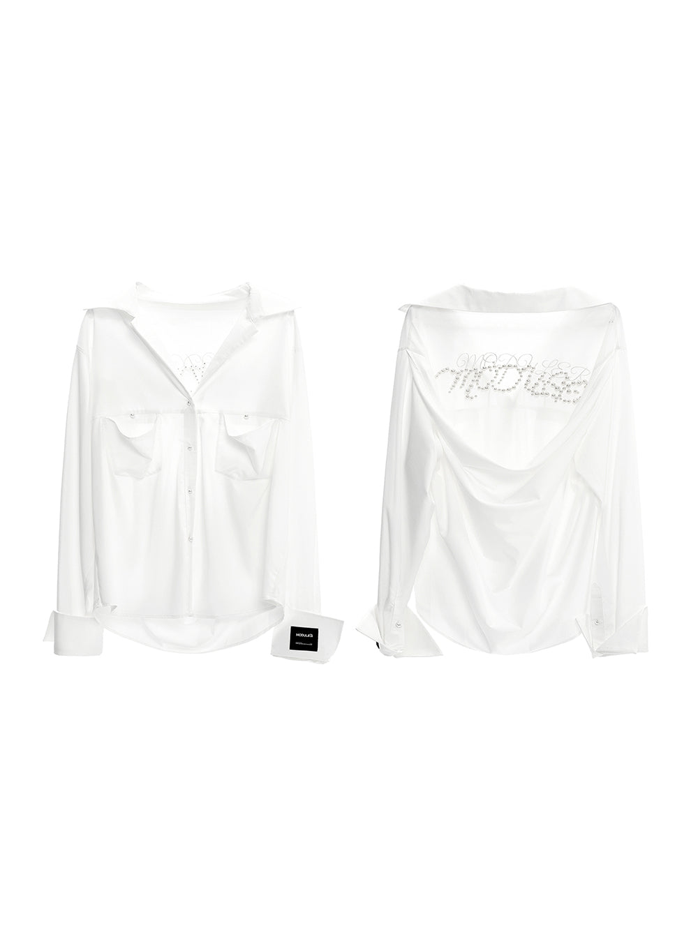 MUKTANK×MODULER Pearl Open Back Loose Sun Protection Shirt