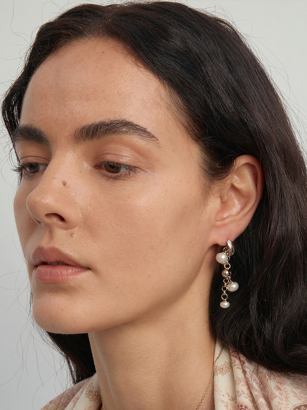 MUKTANK x SUN HUNTER Ocean Coconut Tree Pearl Earring