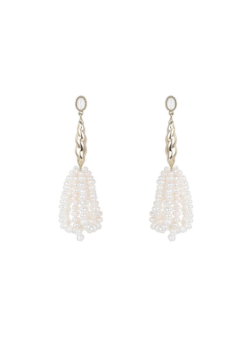 MUKTANK x SUN HUNTER Ocean Conch Pearl Ear Ornament