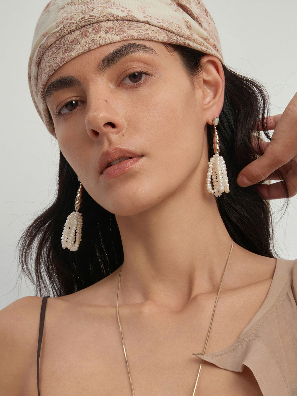 MUKTANK x SUN HUNTER Ocean Conch Pearl Ear Ornament