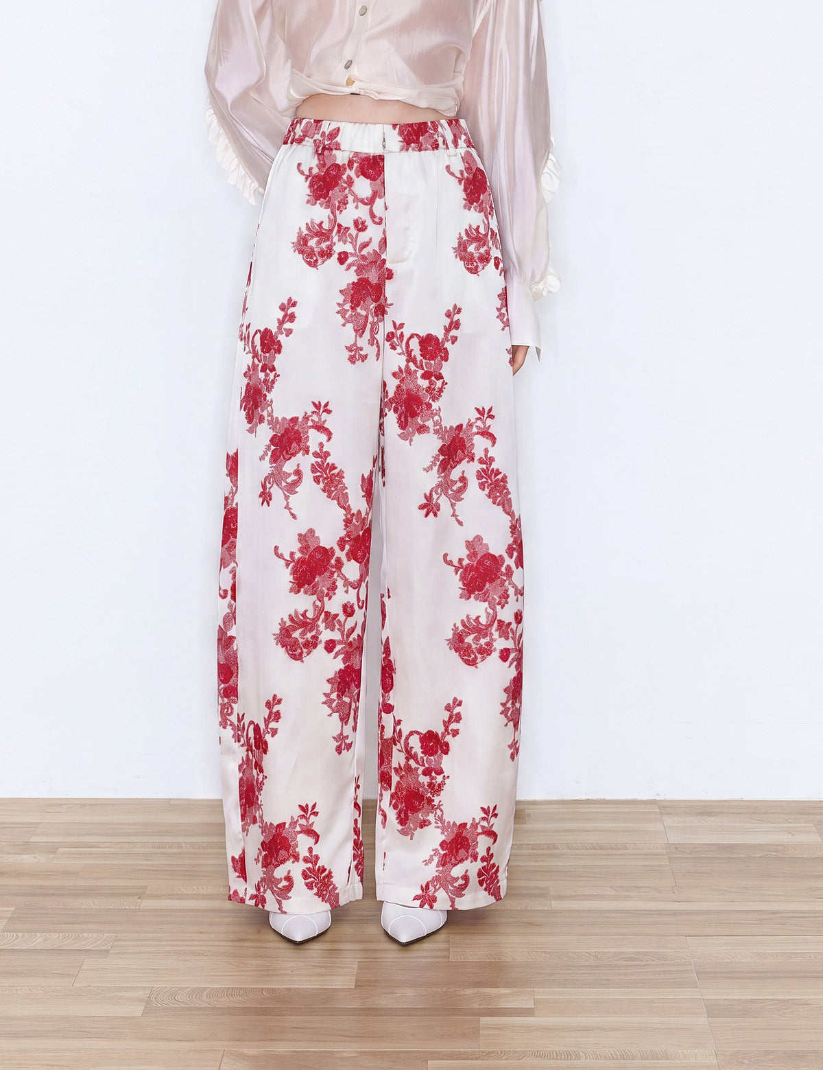 MUKZIN×Flourishing Blooms New Chinese-style trousers