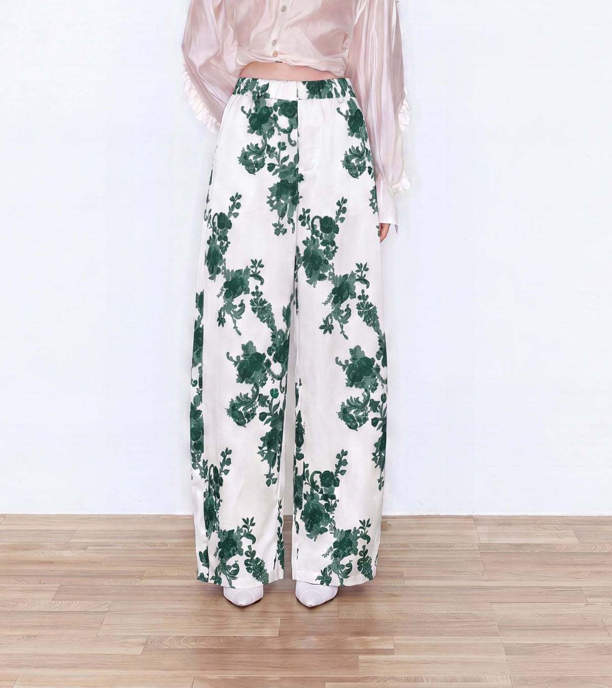 MUKZIN×Flourishing Blooms New Chinese-style trousers