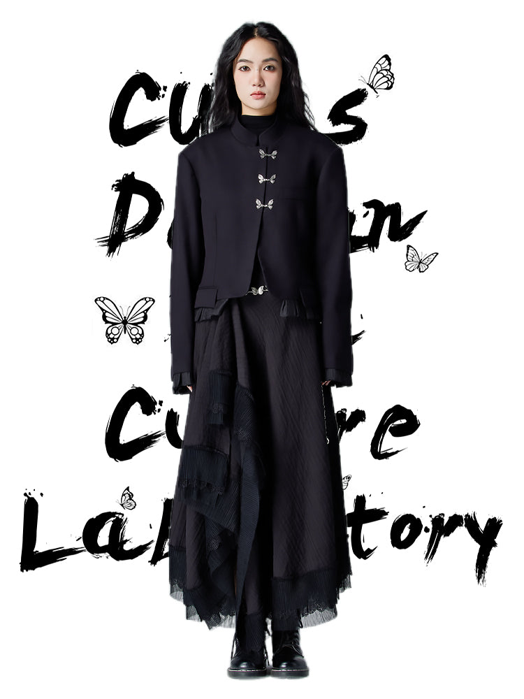 MUKTANK × CUUDICLAB Fake Two-piece New Chinese Style Suit