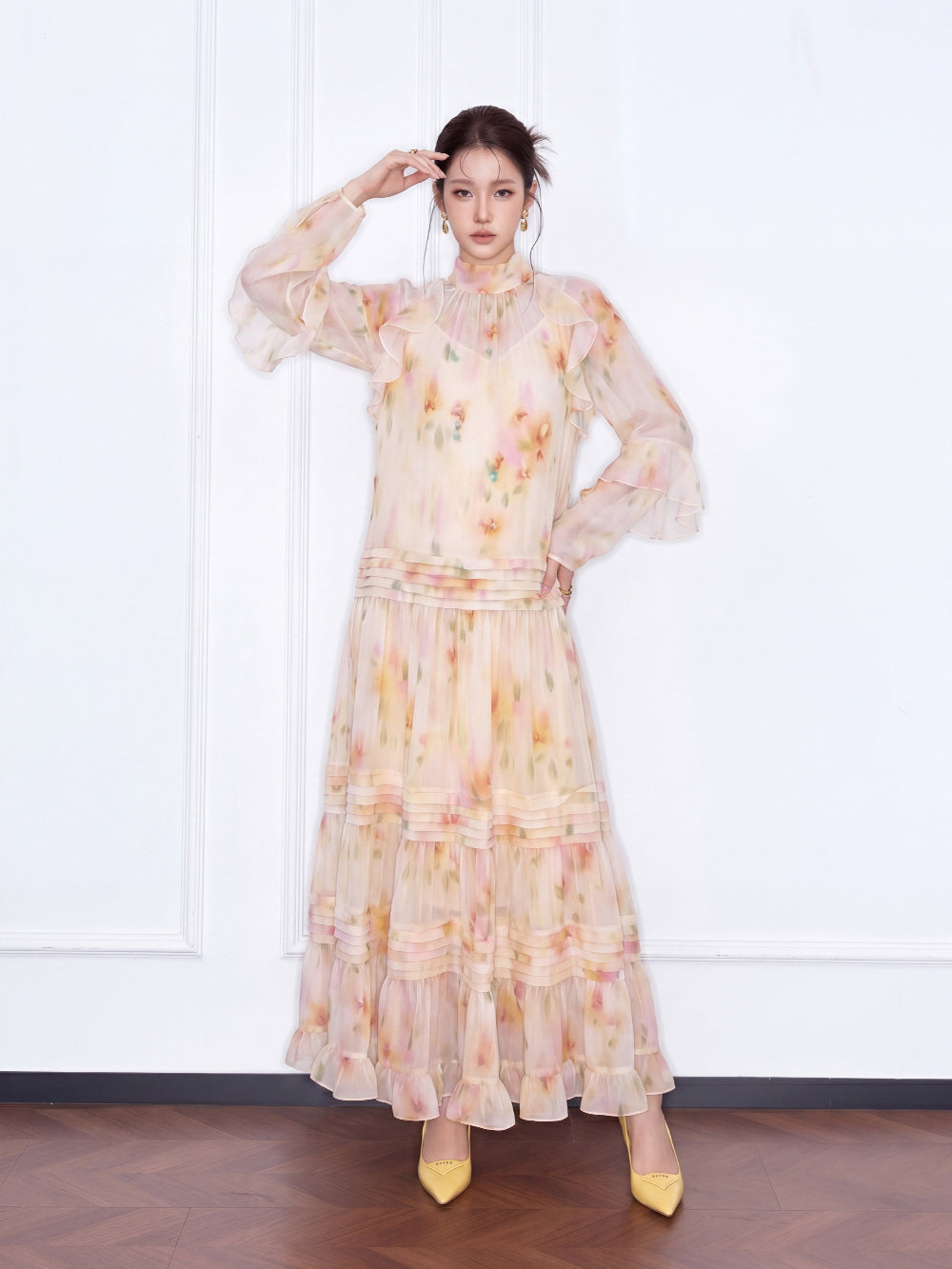 MUKZIN×Capsule Collection New Chinese-Style Embroidered Dress