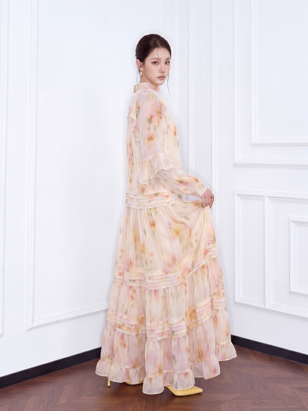 MUKZIN×Capsule Collection New Chinese-Style Embroidered Dress