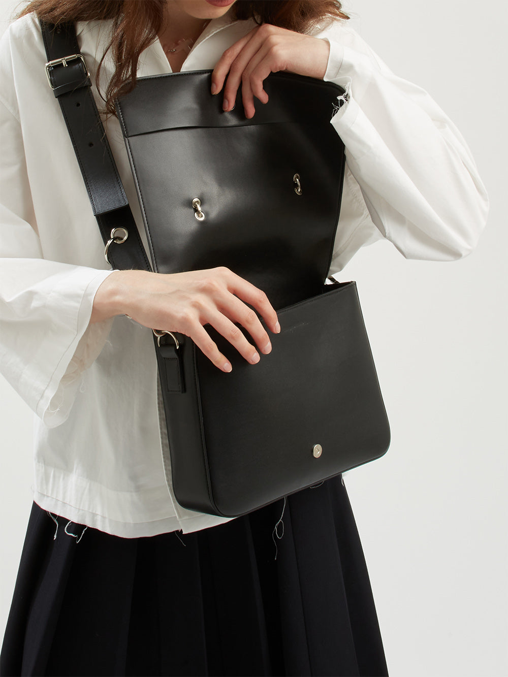 Radley Pockets Leather Large Zip Around Crossbody Bag - Black
