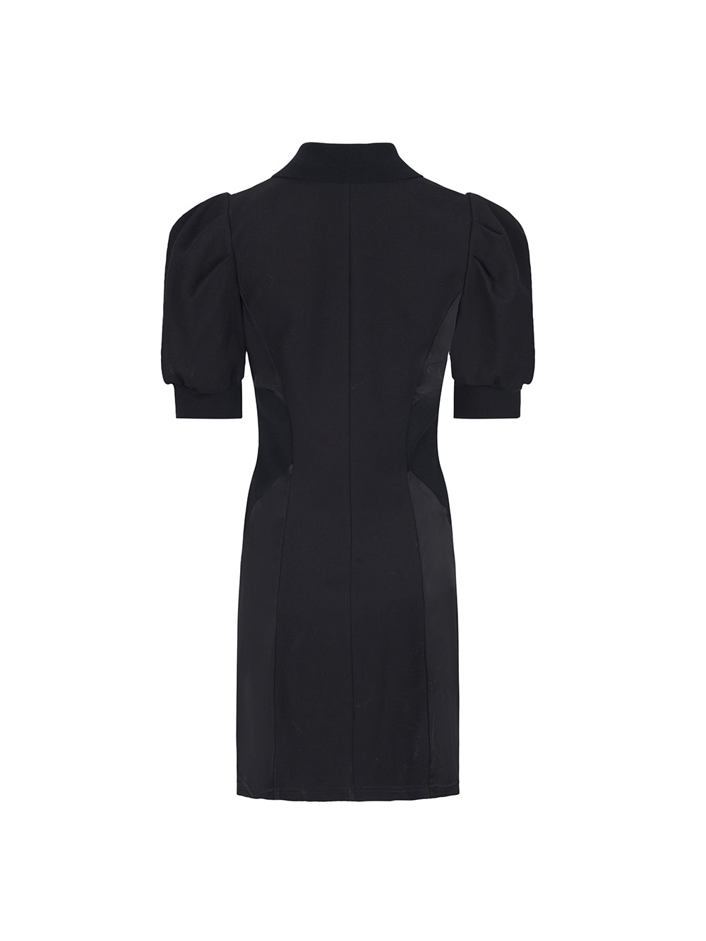 MUKZIN POLO Neck Panelled Casual Dress