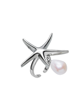MUKTANK Starfish Baroque Pearl Ring