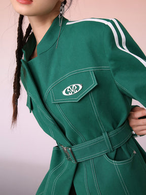 MUKZIN Green Commuter Fashion Mid-Size Jacket