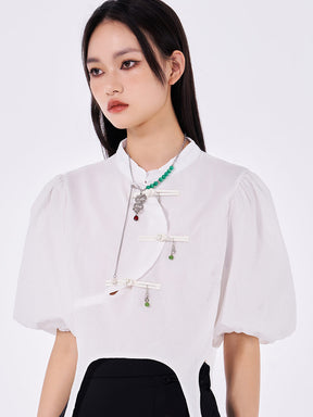 MUKTANK Jade Dragon‘龍’ Punk Necklace