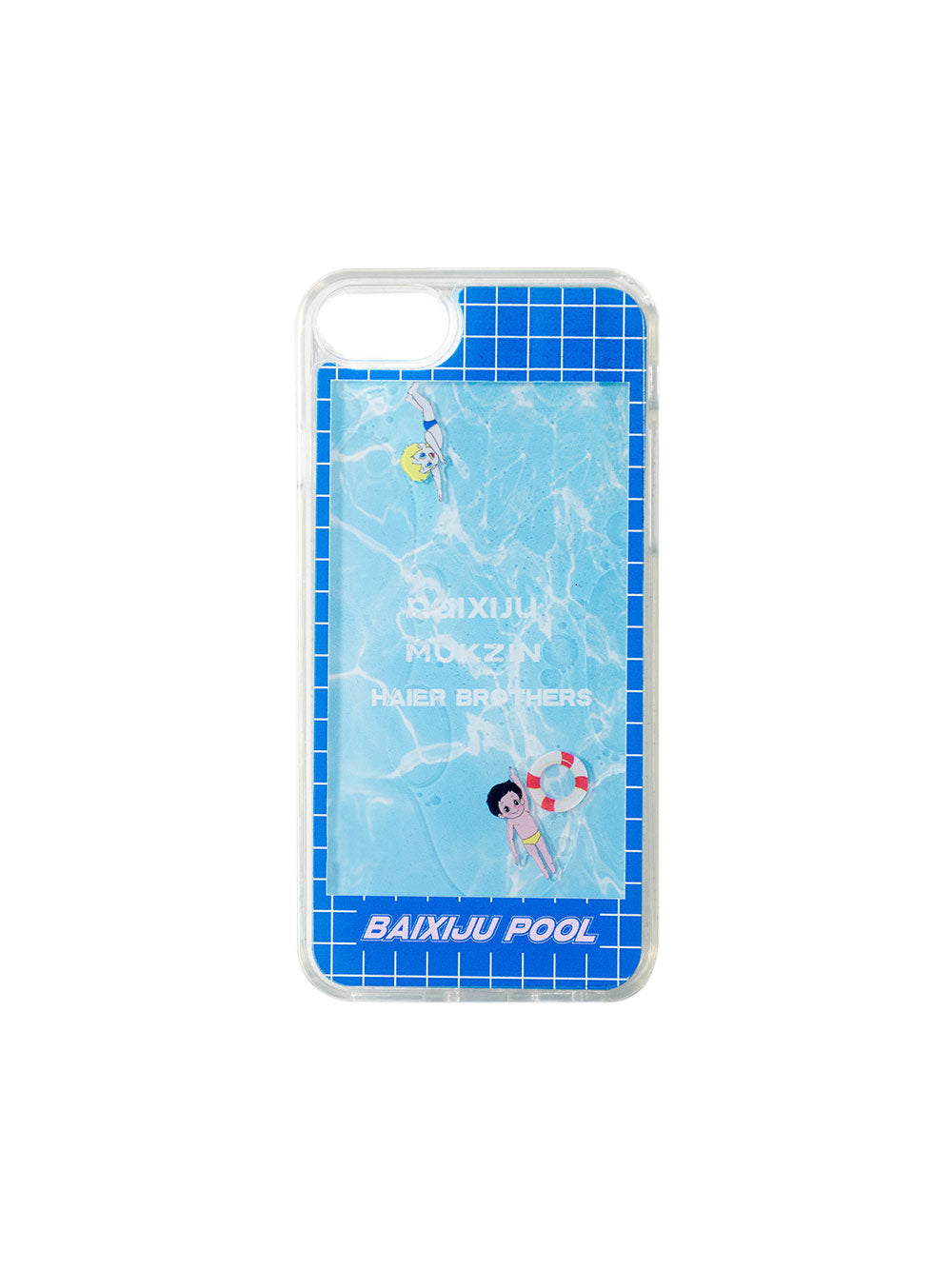 Mukzin Designer Brand X Haier Brothers Swimming Pool iPhone Case