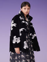 MUKZIN Black Loose and Thick Retro Plush Fur Coat