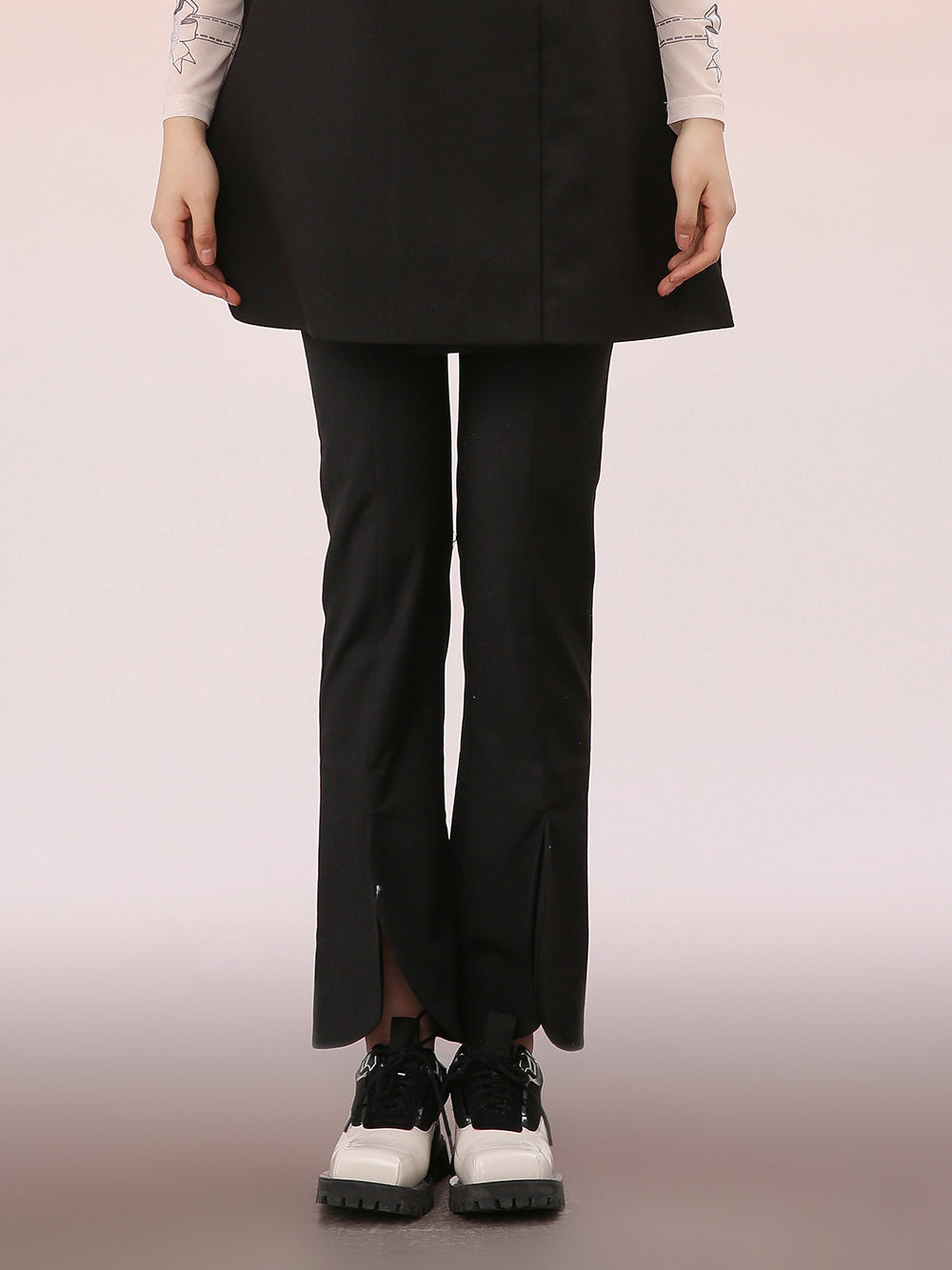MUKZIN Slim Look-thin Black All-match Simple Casual Pants