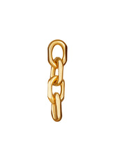 MUKTANK Gold Block Chain Earrings