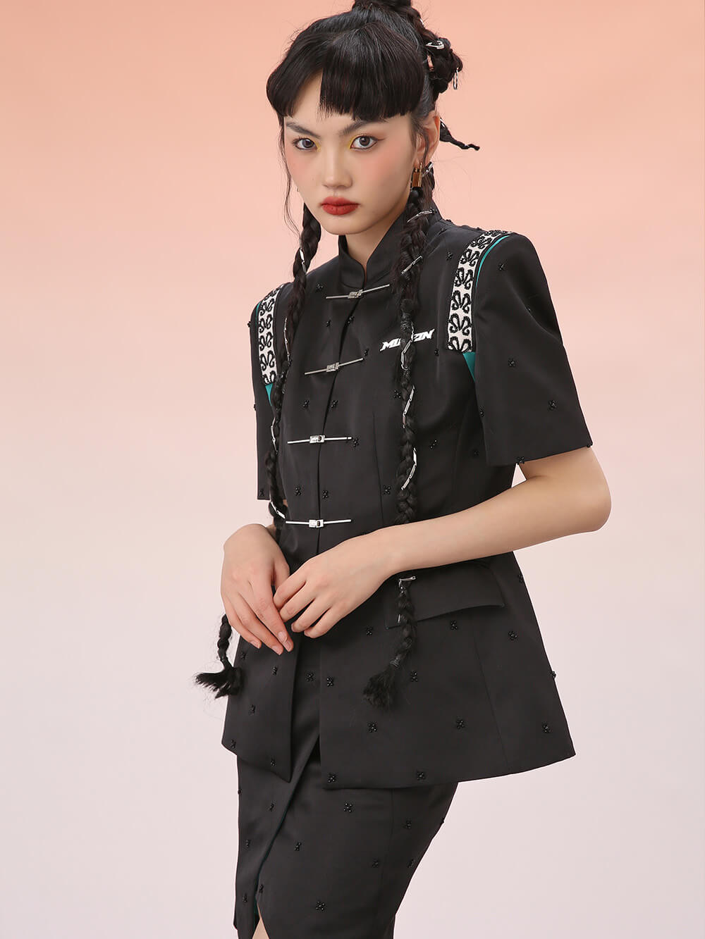 MUKZIN Chinese Style Cheongsam Vintage Blazer