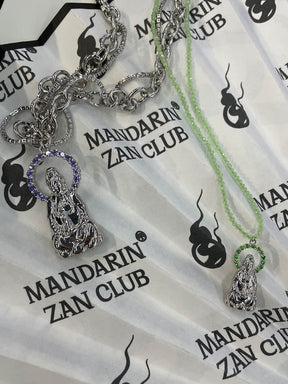 MUKTANK X Mandarin Zan Club Saha World Big Guanyin Chain Necklace