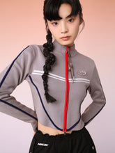 MUKZIN Sporty Grey Knit Jacket