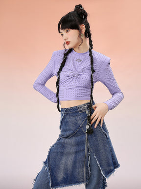 MUKZIN Mesh Light Breathable Cozy Original Pleated Fit T-Shirts