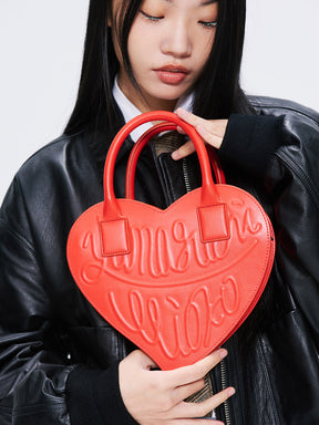 MUKTANK×Yamaguchi mioko Multi-color Cute All-match Love Crossbody Bag