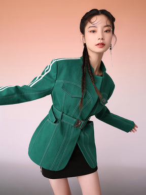 MUKZIN Green Commuter Fashion Mid-Size Jacket