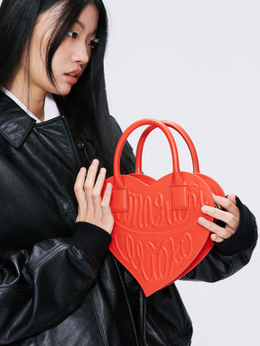 MUKTANK×Yamaguchi mioko Multi-color Cute All-match Love Crossbody Bag