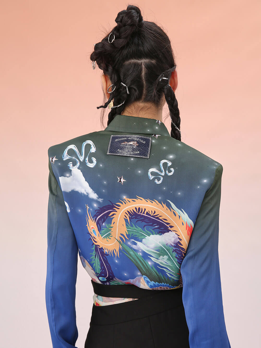 MUKZIN Loose-Fit Printed Shirt