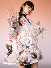 MUKZIN Reversible Design Loose Fit Floral Down Jacket