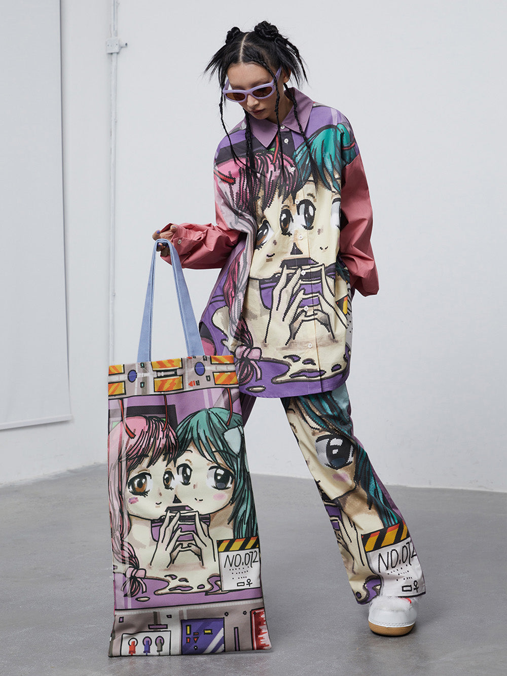 MUKTANK XDAMAGE ASIA  Artist Cooperation Two-Dimensional Tote Bag