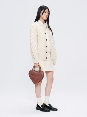 MUKTANK×Yamaguchi mioko Multi-color Cute All-match Love Crossbody Bag