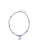MUKTANK X WHITEHOLE Dragon Ball Purple Beaded Necklace