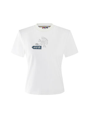MUKZIN Suitable White Classic Fresh Cool T-shirts