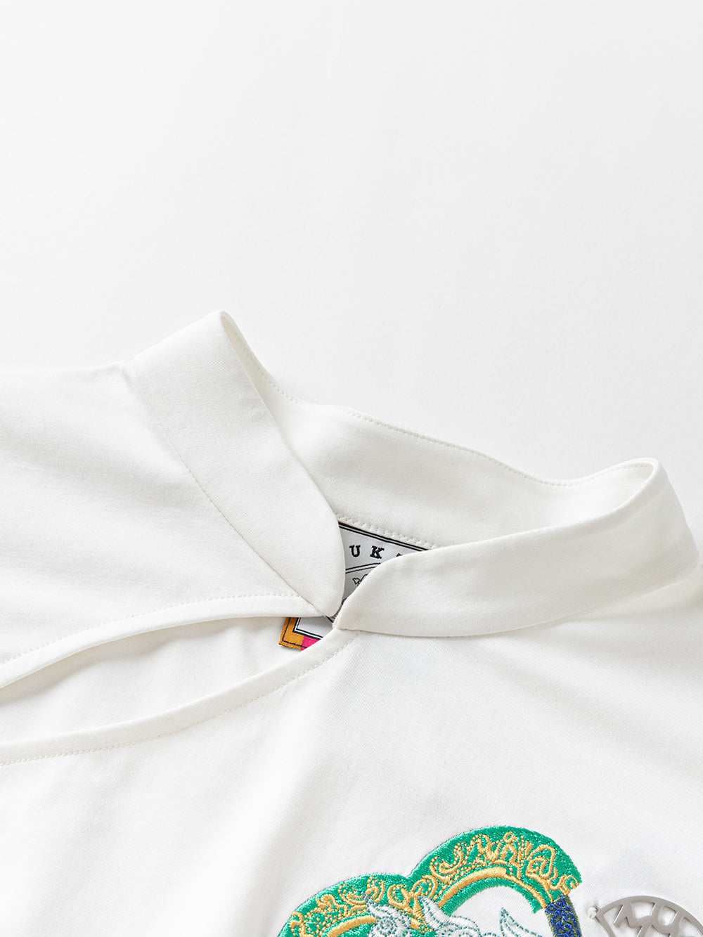 mukzin Tシャツ MUKZIN New Chinese Style Trend Original Slim Look-thin T-shirts