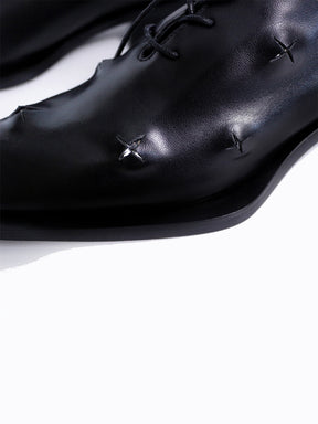 MUKTANK×OUVRIR LA BOITE Masked Ball + Scar-shaped Matte Ox Shin Shoes