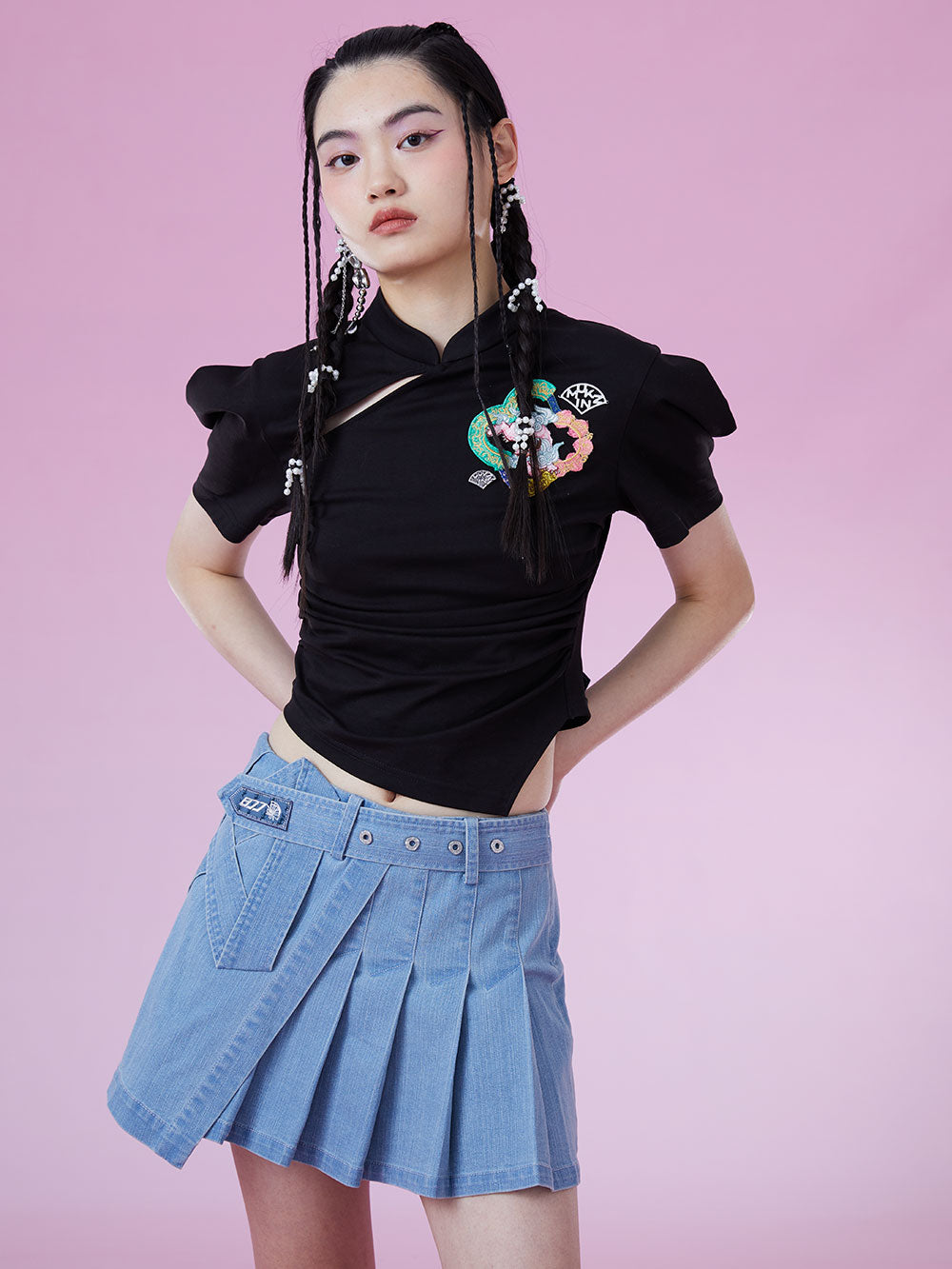 MUKZIN New Chinese Style Slim Original Eye-appeal T-shirts