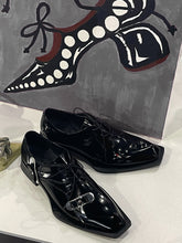 MUKTANK×OUVRIR LA BOITE Masked Ball + Band-aid and Crack Patterned Oxfords