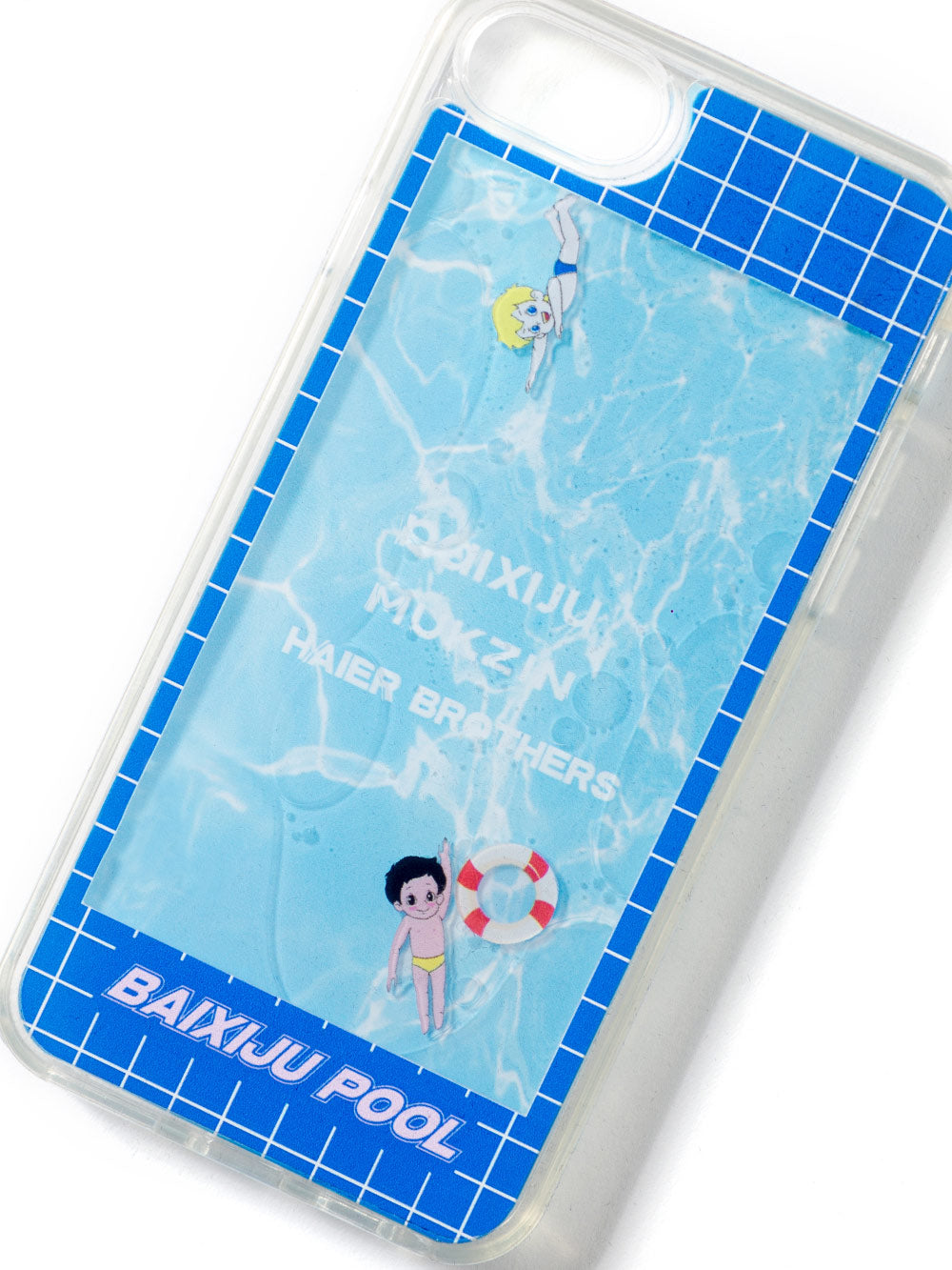 Mukzin Designer Brand X Haier Brothers Swimming Pool iPhone Case
