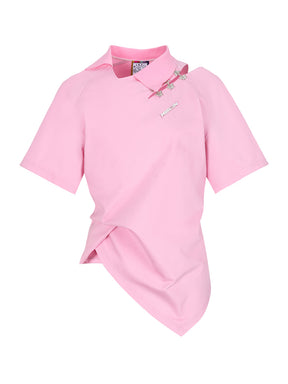 MUKZIN Pink Sports POLO T-Shirt