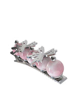 MUKTANK X GEL E LUA Pink White Beads Hairpin Set
