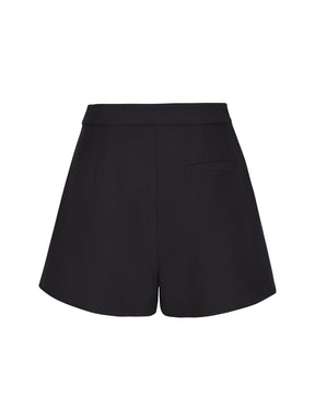 MUKZIN Plain Black Shorts