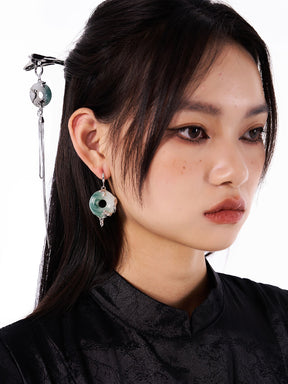MUKTANK Detachable Hoop "Dragon 龍“Green Hairpin